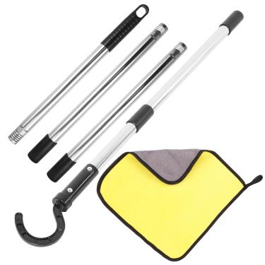 Imagem de Gancho para todos os limpadores de piscina robóticos, gancho de recuperação de acessórios de 15 m, gancho de robô a vácuo de piscina para todos os aspiradores automáticos de piscina fixa-se a postes