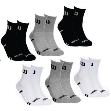 Imagem de Kit 6 Meias Wilson Cano Longo Masculino Algodão