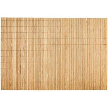 Imagem de Jogo Americano Bambu Cru Com 4 Peças - Mimo Style, Marrom claro, Bambu
