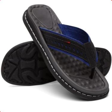 Imagem de Chinelo Masculino LegíTimo, SandáLia OrtopéDica Antistress, Conforto Premium(Azul,40)