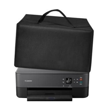 Imagem de EiiJugaloo Capa protetora de nylon 600D resistente antiestática à prova d'água para PIXMA TS6420a/TS3720 All-in-One Impressora jato de tinta sem fio [impressão, cópia, digitalização] (preto)