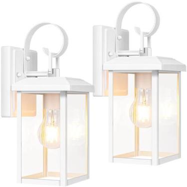 Imagem de Luminária de parede externa BeSlowe, pacote com 2 lanternas de varanda