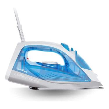 Imagem de Ferro De Passar A Vapor Britânia 320ml Base Cerâmica Bfv70 Cor Azul, 1