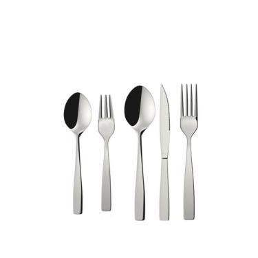 Imagem de Faqueiro 30 Pçs Inox Jogo De Talheres Euro Home Estojo Bambu