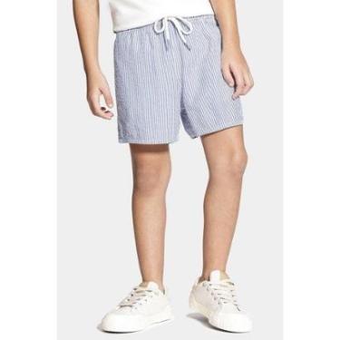 Imagem de Short Aramis Infantil Praia Listrado Navy Marinho-Masculino