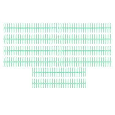 Imagem de VBESTLIFE 10 Pacote de Encadernação Combina Espinhas, Diâmetro de 3/4 de Polegada, Capacidade de 150 Folhas, 30 Anel, Tamanho de Papel A4 B5 A5, para o Tamanho Carta, Preto, para (Verde)