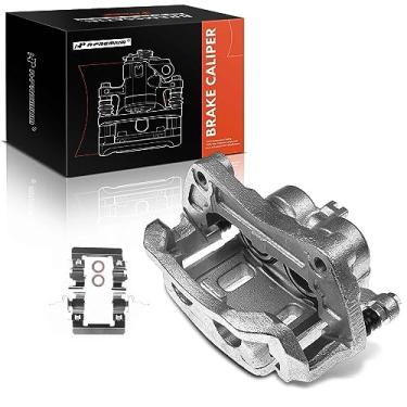 Imagem de A-Premium Conjunto de pinça de freio a disco com suporte compatível com modelos selecionados Nissan e Infiniti - Murano, EX35, EX37, G25, G35, G37, M35, M35h, M37, M45, M56, Q70 - Lado do passageiro