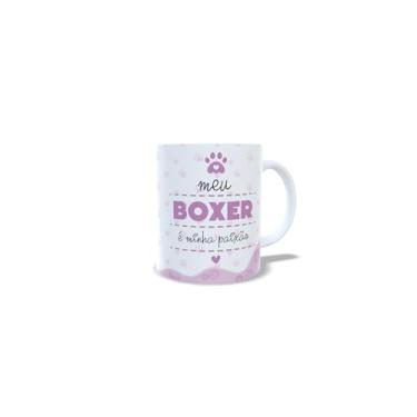 Imagem de Caneca de Cerâmica Yorkshire Terrier, Design Artístico com Flores e Corações, Branca, 325ml, Presente para Amantes de Pets (13181)
