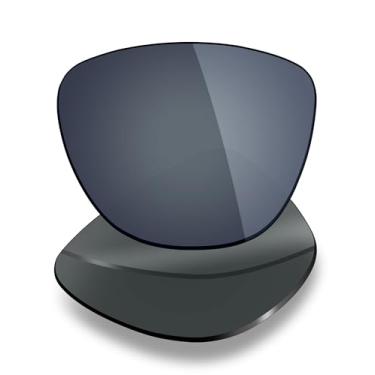 Imagem de Mryok Lentes de reposição polarizadas para óculos de sol Oakley Frogskins Range XL OO9503 58 mm, HD Polarized, proteção UV, resistente a impactos e ajuste perfeito - Cromado preto