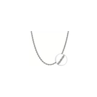 Imagem de Colar de corrente 925 em prata italiana com design de turbilhão de 60 