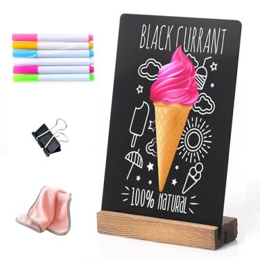 Imagem de YEEON 1 pacote de 22 cm x 30 cm quadro-negro decorativo com base de mensagem de família, quadro-negro infantil, pôster, loja