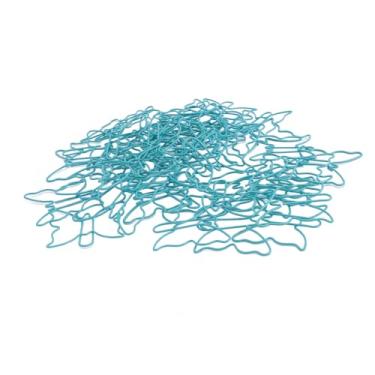 Imagem de SUNGOOYUE 50 Peças Clipes de Papel de Metal de Desenho Animado Borboletas Azul Céu Fofo Material Escolar para Documentos, Marcadores, Fotos, Envelopes, Cartões de Visita