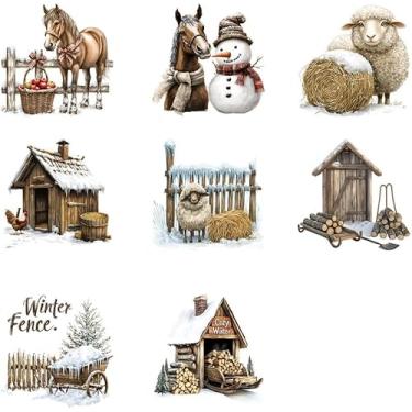 Imagem de Um pacote de 5 adesivos aleatórios de cristal multiadesivos para presentes de Natal/Halloween/aniversário (cada um contém 8 padrões)