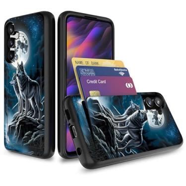 Imagem de Vobber Capa para Galaxy A16 5G, capa tipo carteira com compartimento oculto para cartão, TPU à prova de choque e policarbonato capa protetora de camada dupla para Samsung Galaxy A16 5G 6,7 polegadas