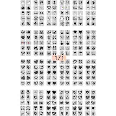 Imagem de 240 Adesivos de Unhas Decoradas Artesanal 3D revenda - Paty Adesivos, 