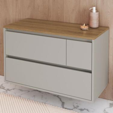 Imagem de Armário de Banheiro Belarus 2 Portas 1 Gaveta Arenas - Art In Móveis