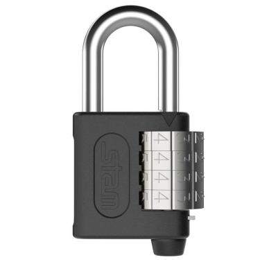 Imagem de Cadeado De Zamac Com Segredo Preto Fosco 40mm - 57504 - Stam