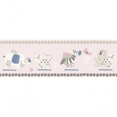 Imagem de Faixa De Parede Bambino Xviii Zôo 249873 Rolo 5m X 0,17m