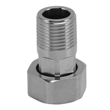 Imagem de Phefop Encaixe de Encanamento, Adaptador de Aço Inoxidável para Tubo de Rosca Macho G1/2 G3/4, Ideal para Abastecimento de Gás e água Em Aplicações de Banheira de Hidromassagem e Spa (G1/2 a G3/4)
