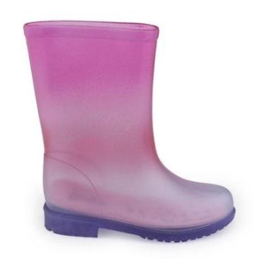 Imagem de Bota Galocha mna Barbie Colorful 23097 Grendene Impermeável-Feminino