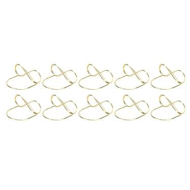 Imagem de Suportes para cartões de metal em formato de olho fofo porta-cartões para notecard número de mesa imagem em papel porta-cartões de visita festa de casamento decoração de