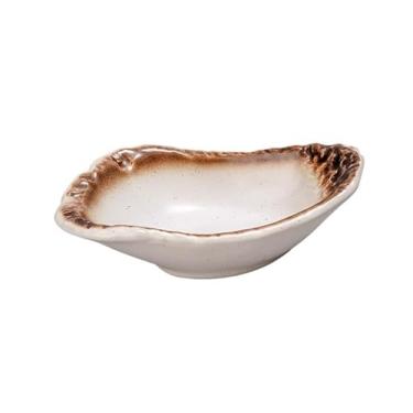 Imagem de prato de lanche Pequeno prato de cerâmica para molho, ideal para o preparo diário molhos tigela de sopa