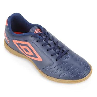 Imagem de Tênis Umbro Class 2.2 Jr, Criança-Unissex, Marinho/Reef Coral, 30