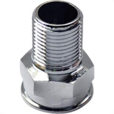 Imagem de Bucha Aumento Torneira Garden Zamac Cromado 1/2X3/4 10863Cre, Zamac é 