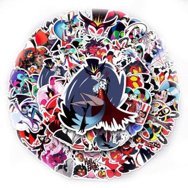 Imagem de Adesivos Hellvas Boss em vinil impermeável Anime 50 unidades/lote