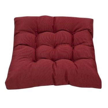 Imagem de Almofada colorida de 40 x 40 cm (Vinho)