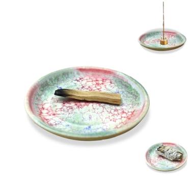Imagem de Suporte Palo Santo 5 em 1, suporte de sálvia para queima, suporte incsense para sálvia e palo santo, incenso, para sala de meditação de ioga, decoração de casa (colorido)