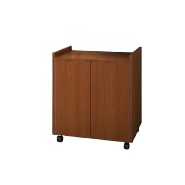 Imagem de Armário Gabinete Multiuso Organizador Para Lavanderia 2 Portas e Rodízio(Nature)