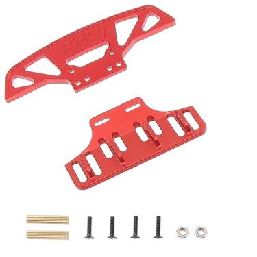 Imagem de Treehobby Metal Front and Rear Bumper Compatible with WLtoys 1/28 K969 K979 K989 K999 P929 P939 284131 MINIQ RC Car Upgrades Parts(Red)