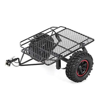 Imagem de Trailer para Carro Crawler RC 1 10 Redcat Tamiya Axial SCX10 D90 HPI - Metal Prazer em Montar DIY Design Vívido e Atraente