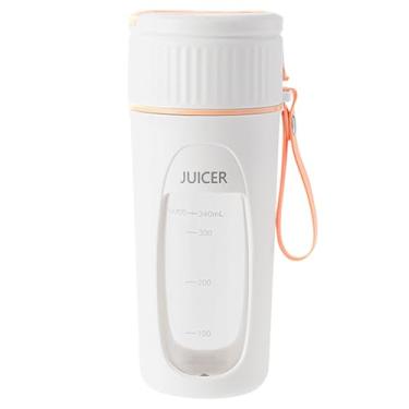 Imagem de Liquidificador Pequeno - Espremedor Sem Fios Recarregável,Copo para Sucos de Frutas Pequeno,para Leite Café Casa Cozinha Acampamento Piquenique Viagem Esportes Caminhada