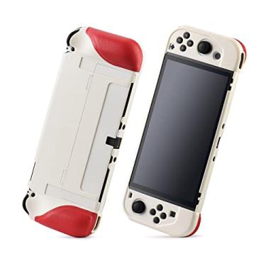 Imagem de UYIYE Kickstand Case for Nintendo Switch OLED 2023 - Protective and Reliable Accessory with Stand Function