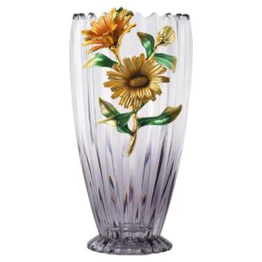 Imagem de Vaso, ornamentos florais, arranjo de flores para sala de estar, armário de TV de flores secas, decoração de mesa de jantar