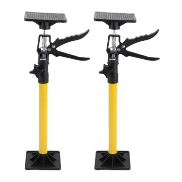 Imagem de Luocute Macacos de Suporte de Gabinete de 2 Pacotes, Poste de Suporte Telescópico de Liga de Aço 50-115 Cm Com Almofadas Antiderrapantes Ampliadas, Elevadores de Drywall para Instalação