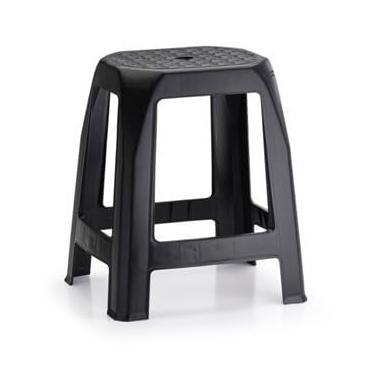 Imagem de Kit 10 Banquetas Plástico Reforçado Banco Adulto Festa Churrasco Bar Evento Empilhável Resistente(Kit com 6)