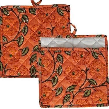 Imagem de Conjunto de 2 suportes de panela para limpeza de cozinha, almofadas quentes para cozinha, bancadas, suportes de panelas de forno a granel, conjuntos de pegadores de panela para cozinhas resistentes ao