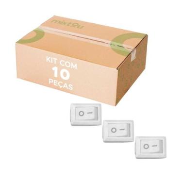 Imagem de 10X Chave Gangorra On Off Liga Desliga 2 Polos Kdc1/101 - Chipsce