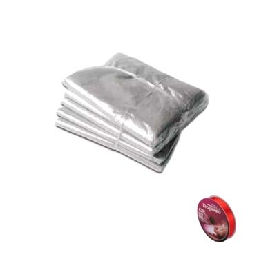 Imagem de Kit Saco BD 30x50x15 Para Gelo + Fita Cetim Rolo 15mm x 50mts