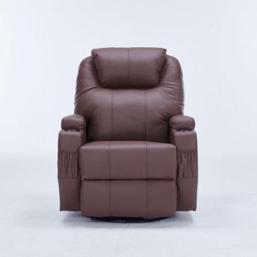 Imagem de Poltrona do Papai Reclinável Manual Vector Base Giratória Massagem Aqu