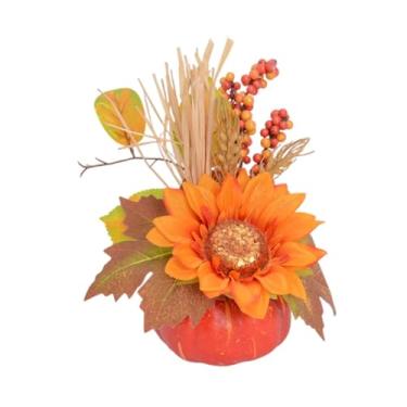 Imagem de Sclmgo Decoração de Halloween com Abóboras Artificiais: Centros de Mesa Resistentes E Fáceis para Mesa, Lareira, Cozinha E Prateleira, Style B, Tamanho real