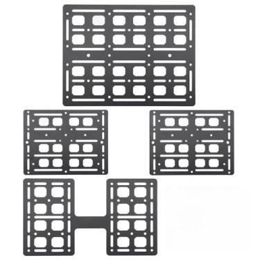 Imagem de Placa de armadura multifuncional para motocicleta, porta-malas de 45 L, uso ao ar livre, suporte universal para bicicleta