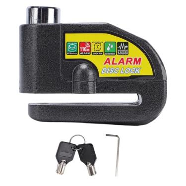 Imagem de Luocute Trava de Freio a Disco para Motocicleta, Trava de Segurança Antirroubo, Alarme à Prova D'água Ip65 de 110db, para Moto e Scooter