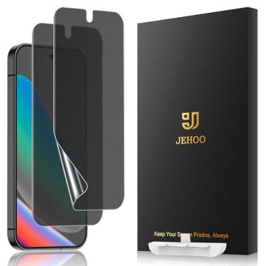 Imagem de JEHOO [Pacote com 2] Protetor de tela de TPU fosco antirreflexo para Google Pixel 10 (não é vidro), compatível com sensor de impressão digital, filme flexível totalmente adesivo, fácil instalação