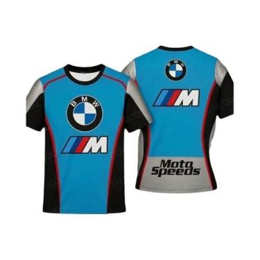 Imagem de Camiseta Masculina BMW De Verão Para Motociclismo Esportivo M Power Ca