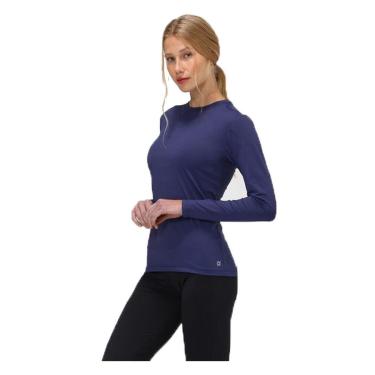 Imagem de Camiseta Manga Longa Uv Line Azul Marinho-Feminino