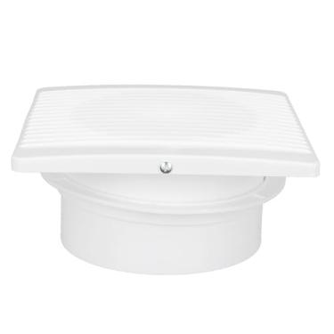 Imagem de Exaustor Montado em Parede com Valvula de Retorno 7 Lamelas Ventilador Ventilação para Cozinha Banheiro Baixo Ruído Alta Eficiência IPX2